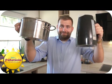 Wasserkocher vs. Kochtopf - was spart mehr Strom? | SAT.1 Frühstücksfernsehen