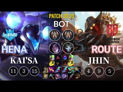hyF Hena Kai'Sa vs SB Route Jhin Bot - KR Patch 10.23