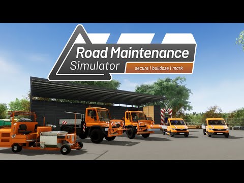 Road Maintenance Simulator | Official Teaser English | Aerosoft thumbnail