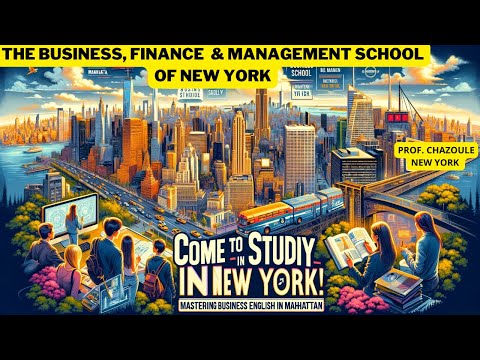 🗽COME TO STUDY IN NEW YORK ! MASTERING BUSINESS ENGLISH IN MANHATTAN. BFMS.NY BUSINESS SCHOOL👩‍🎓✨️🤖