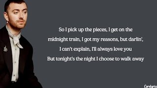 Sam Smith - Midnight Train (lyrics)