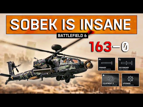 163-0 Attack Helicopter Gameplay | New Sobek City | Battlefield 6