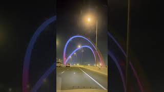#QATAR🇶🇦 (#FILHAL 2.0) || NIGHT VIEW OF QATAR'S HIGHWAY || CAR INSTAGRAM REELS VIDEO