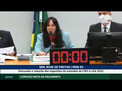 Orçamento - Discussão e votação das sugestões de emendas da CMO à LOA 2022 – 10/11/2021 16:00