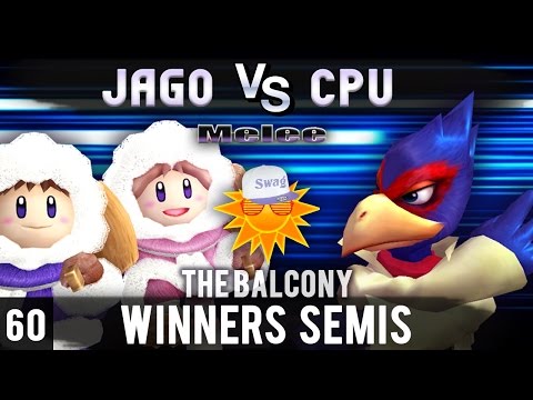 Melee @ The Balcony 60 - Winners Semis ft. Jago (Ice Climbers) vs. CPU (Falco)