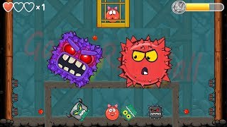 BILBERRY BOSS VS RED BOSS BALL VOLUME 5 in Red Ball 4 EPISODE 5 PERFECT 'INTO THE CAVE' Game For Kid