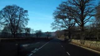 preview picture of video 'December Morning Drive To Comrie Perthshire Scotland'