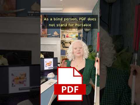 PDF: Probably Doesn’t Function (If You’re Blind) - How To Fix That