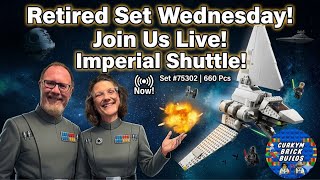 Retired Set Wednesday 🔴 LEGO 75302- Come Join Us Chat and Build #youtubelive #legostarwars