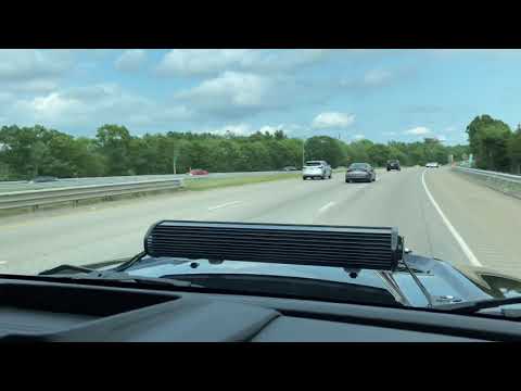 First drive on highway Jeep JK Edelbrock Supercharged