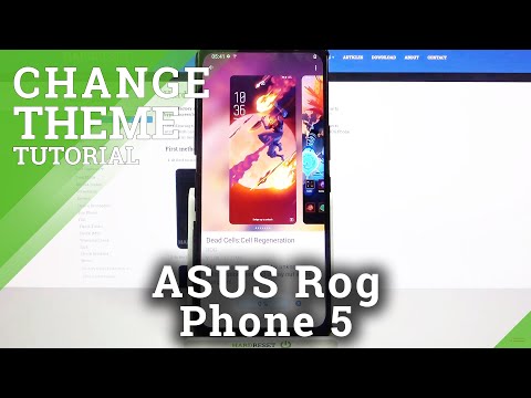 How to Change Device Theme in ASUS Rog Phone 5