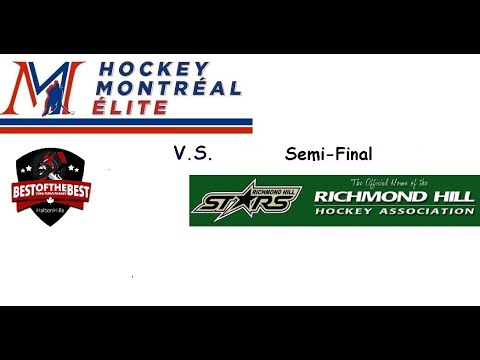 Best Of The Best Tournament  U13-AA, Semi-Final, RichmondHillStars(White) v.s. National Ouest(Red)