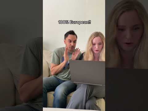 My Italian husband’s REAL DNA results! 😅😂 #shorts