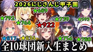 【 #にじ甲2026】遂に出揃った10球団新入生まとめ（本間ひまわり/不破湊/フレン/ローレンイロアス/星川サラ/にじさんじ）