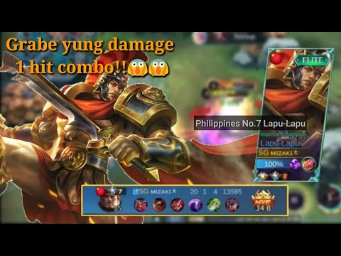 try this build 1 hit combo -Mizaki FORMER TOP 1 GLOBAL Lapu-Lapu