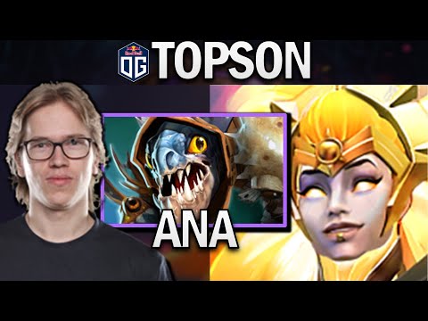 OG.TOPSON DAWNBREAKER WITH OG.ANA - DOTA 2 7.29 GAMEPLAY