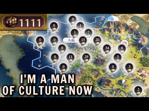 Civ 6 is converting me to culture victory - Civ 6 Deity Part 17