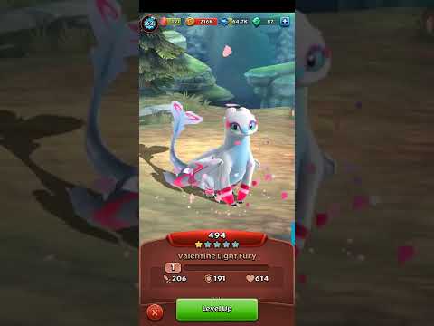 [Dragons: Titan Uprising] – Valentine's Light Fury – 5-star Seasonal Light Fury