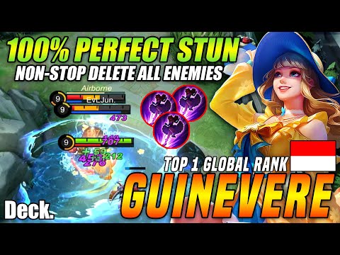 Guinevere Perfect Stun Combo, Taste My Deadly Magic !! - Top 1 Global Rank Guinevere By Deck. | MLBB