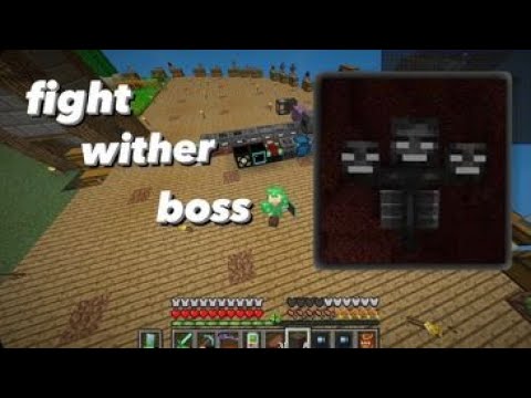 EPIC Wither Boss Battle in Minecraft Sky Factory!