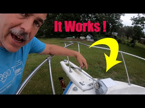 How To Install A Lewmar Windless On Bayliner Ciera 2450 Project Boat Restoration, Boat Update Part 4