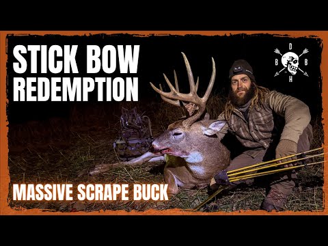 Massive Scrape Buck | Stick-Bow Redemption Hunt – Mobile Whitetail Film Cody D’Acquisto