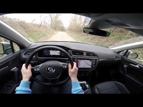 New VW Tiguan 2016 2.0 TDI 150hp POV test drive GoPro