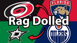 Edmonton Oilers & Florida Panthers DOMINATE Dallas Stars and Carolina Hurricanes NHL Playoffs