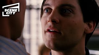 Download lagu Spider-Man 3: Peter Confronts Eddie Brock at the Bugle (Tobey Maguire, Topher Grace HD Clip) mp3