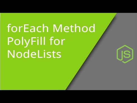 forEach polyfill for NodeLists