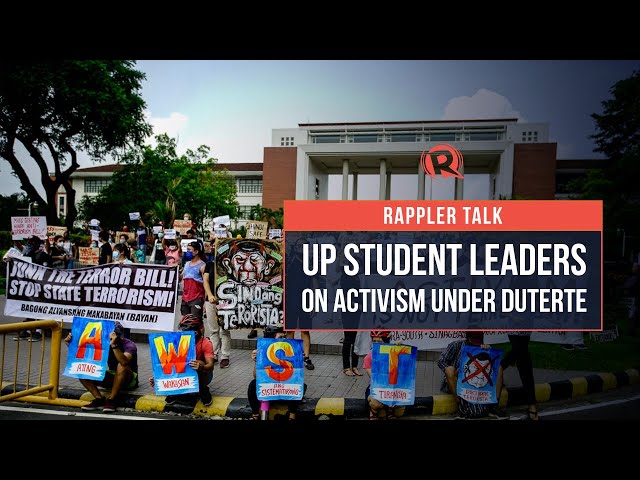 Rappler Talk: UP student leaders on activism under Duterte