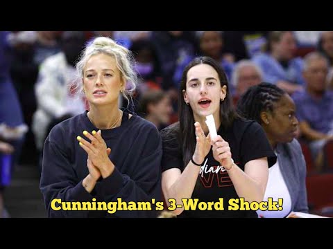 WNBA guard Sophie Cunningham gives 3-word reaction to team's roster depletion.