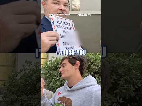 WATCH: Nick Shirley interrupted by VULGAR heckler #shorts #politics #us