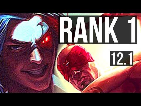 KAYN vs LEE (JNG) | Rank 1, Quadra | BR Challenger | 12.1