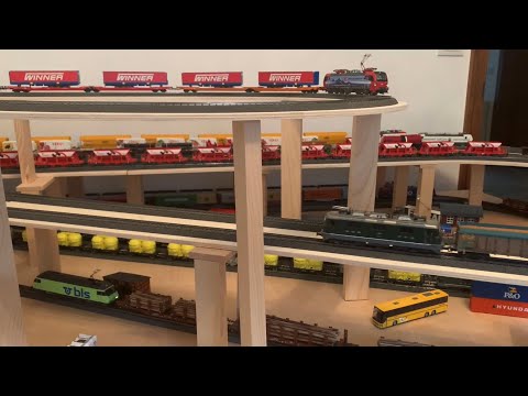 #24# CLARO STAZIONE H0 - 🎄🎄🎄Traffico merci di Natale… con trazioni HAG e Märklin 🎄🎄🎄