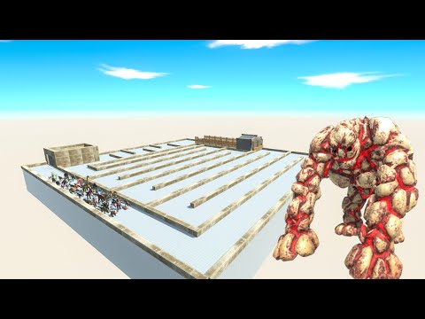 Escape From Lava Golem - Last Survivor - Animal Revolt Battle Simulator