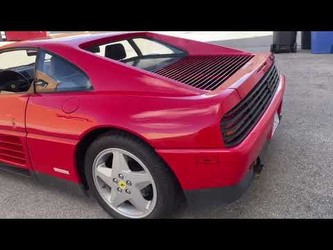 **SOLD on the CCC Buy-It-Now Lot** 49K km One Family Owned 1991 Ferrari 348 tb 5-Speed Gated Manual – Inspected