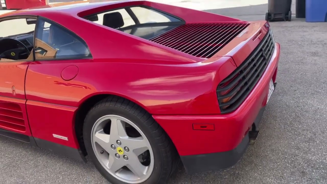 **SOLD on the CCC Buy-It-Now Lot** 49K km One Family Owned 1991 Ferrari 348 tb 5-Speed Gated Manual – Inspected