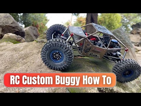 Three RC Crawler moon buggies explored - Capra conversion, custom build, ti-pro, How To buggy