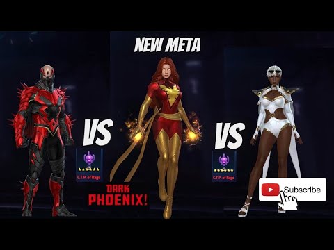 JEAN GREY T3 LEVEL 80 REVIEW - COMPARE TO STORM (MUTANT)& BLACK BOLT (VILLAIN)| Marvel Future Fight