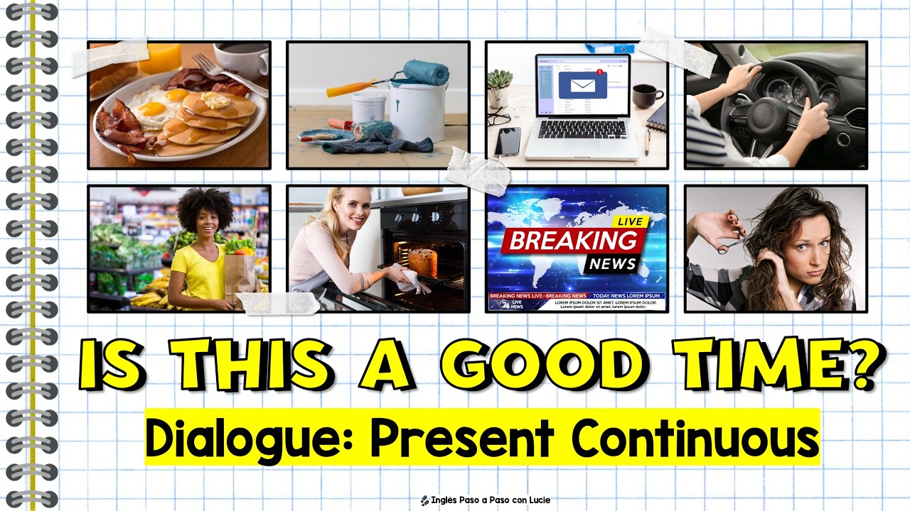 Presente Continuo: Diálogo en Inglés para Principiantes