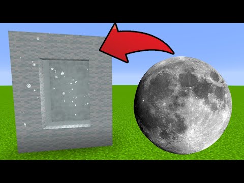 Minecraft : How To Make a Portal to the Moon Dimension