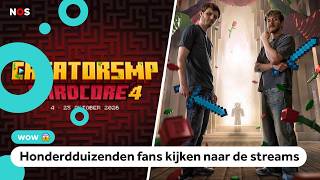 Youtubers en streamers doen mee aan CreatorSMP: 'Wist niet dat het zo groot was'