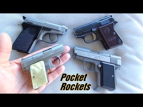 Everyone Needs a Pocket Pistol - Four Excellent Choices - Beretta Bobcat - Bauer - AMT - Astra Cub