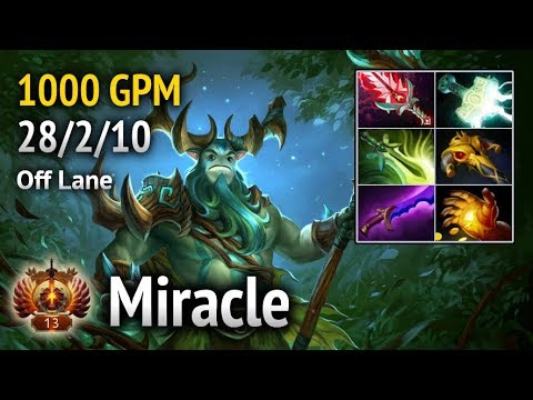 Miracle — Nature's Prophet (Off Lane) | 1000 GPM