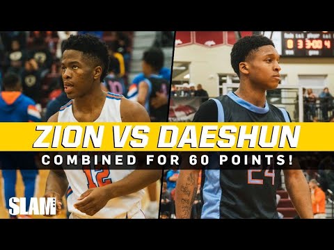 Zion Harmon vs Daeshun Ruffin!? Electric PG's combined for 60 POINTS 😈