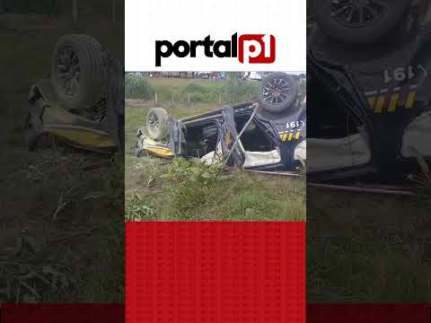 Acidente entre duas viaturas da PRF é registrado na BR-364