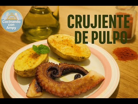 Pulpo crujiente con patatas asadas | Receta fácil y alta en proteína real