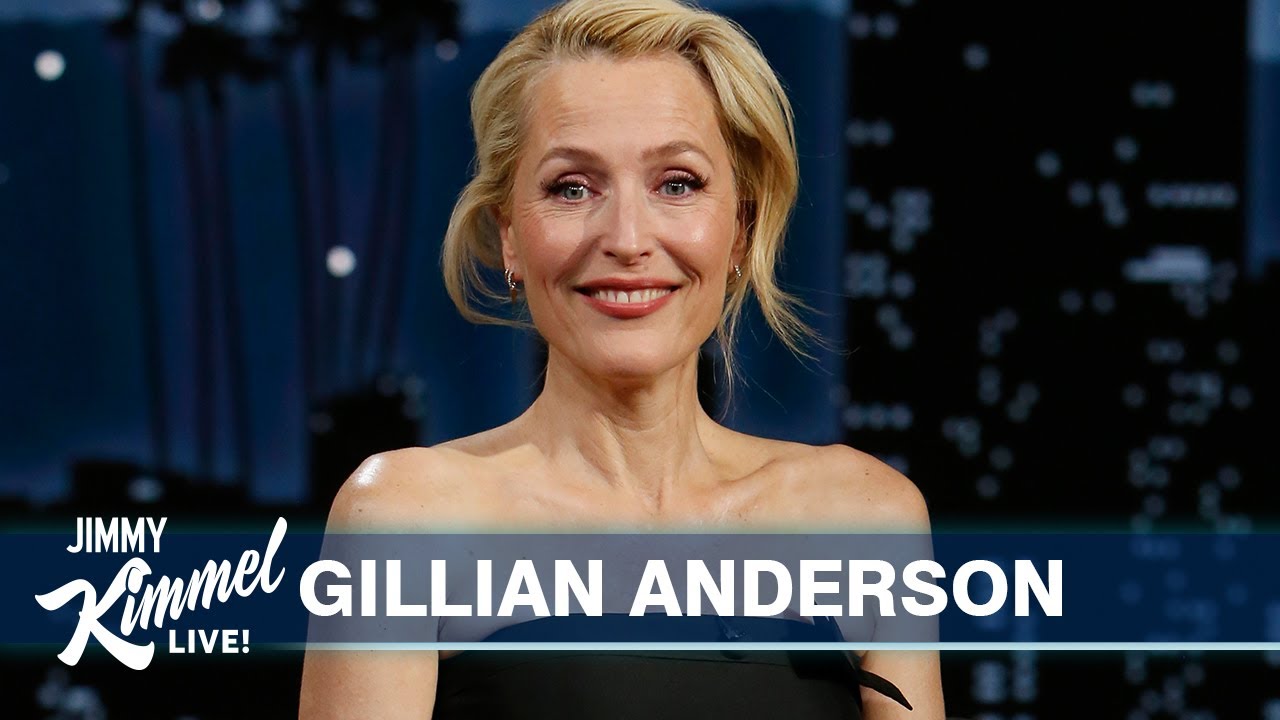 Gillian Anderson on Giant Penis Cake, Connection with Bill Clinton & Playing Eleanor Roosevelt - YouTube