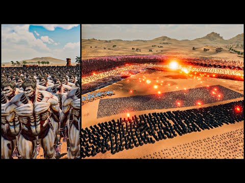 Can Humans, Robots And Machines Stop Titans? - Ultimate Epic Battle Simulator 2